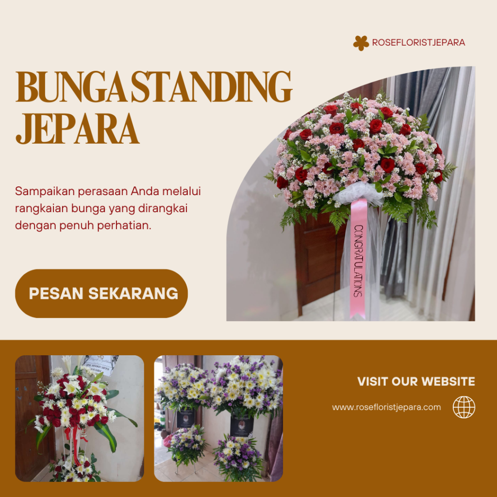 bunga standing jepara